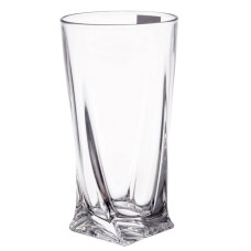 Набор стаканов для воды "Квадро" 350мл. прозрачный 9K7/2K936/0/99A44/350-669  -З