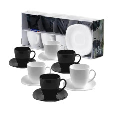 Чайный сервиз Carine Black, 12 предметов, объем чашки 220 мл.