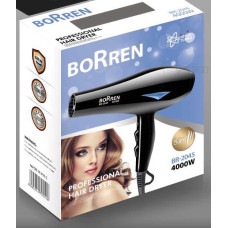 Фен для волос профессиональный Borren BR-2045. 4000Вт.
