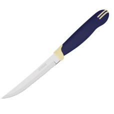 Набор ножей д/мяса 2шт. l12,5см "Multicolor"син.-бел.