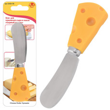 Нож для плавленого сыра и масла "Сырный ломтик". Размер 12,5х3,5см. 