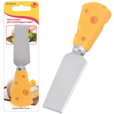 Нож-лопатка для полутвердых сыров "Сырный ломтик". Размер 12,5х3,5см.