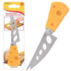 Нож для мягкого сыра "Сырный ломтик". Размер 14х3,5см.